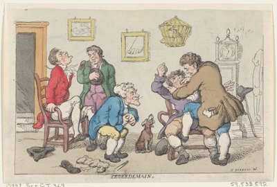 Goochelarij, 1799 door Thomas Rowlandson