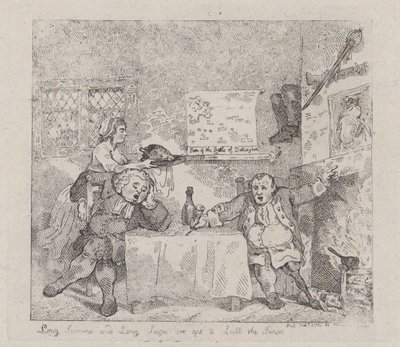 Lange preken en lange belegeringen zijn geneigd de zintuigen te verdoven, 11 februari 1783 door Thomas Rowlandson