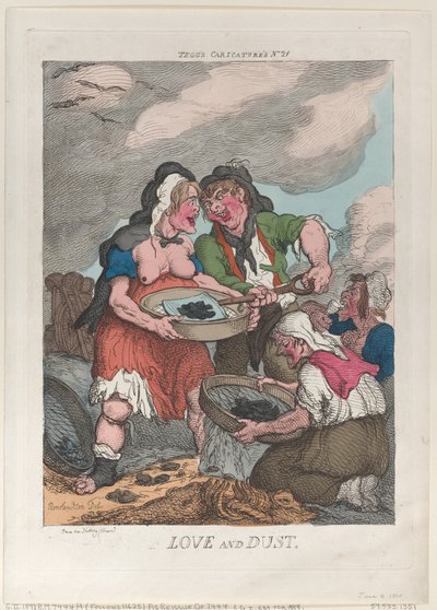 Liefde en stof door Thomas Rowlandson
