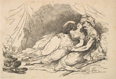 Liefde in het Oosten door Thomas Rowlandson