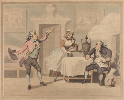 Manager en Spouter door Thomas Rowlandson