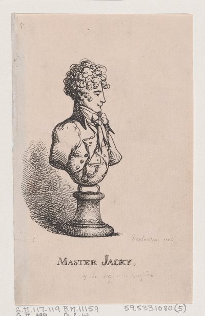 Meester Jacky door Thomas Rowlandson