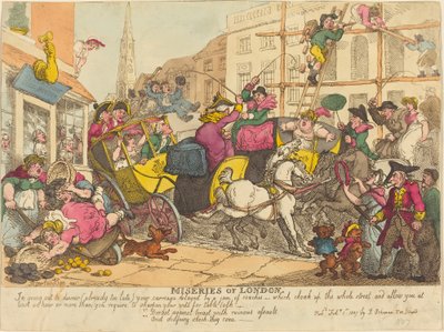 Ellende van Londen door Thomas Rowlandson