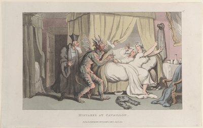 Fouten in Cavaillon, uit Journal of Sentimental Travels in the Southern Pro..., 1 januari 1822 door Thomas Rowlandson