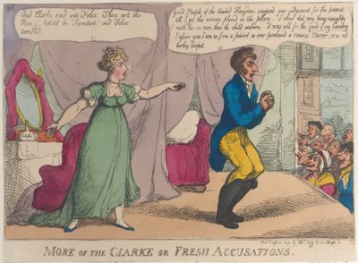 Meer van de Clarke of Verse Beschuldigingen door Thomas Rowlandson