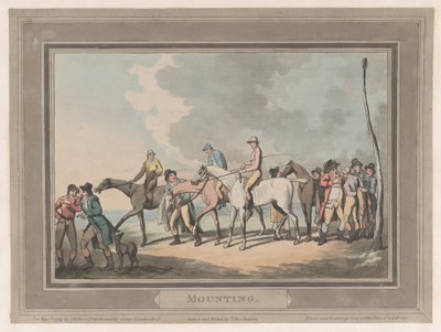 Mounting [The Mount] door Thomas Rowlandson