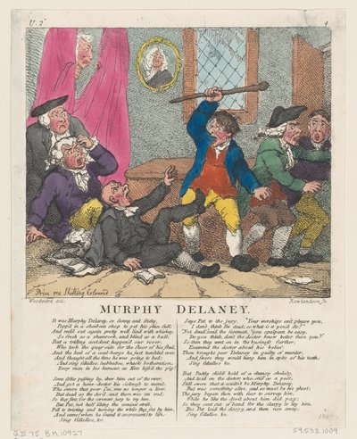 Murphy Delaney, 15 juni 1807 door Thomas Rowlandson