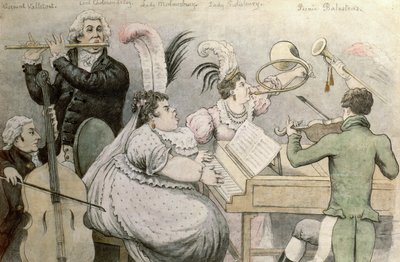 Muzikaal Gezelschap door Thomas Rowlandson
