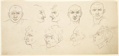 Negen karikaturen door Thomas Rowlandson