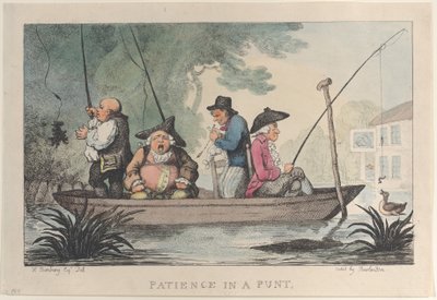 Geduld in een Punt, 1811 door Thomas Rowlandson