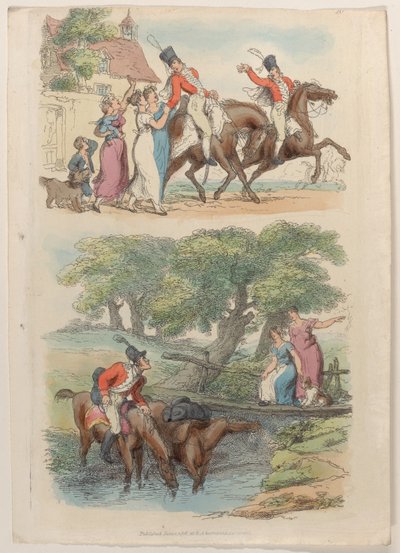 Plaat 20, uit Wereld in Miniatuur, 1816 door Thomas Rowlandson