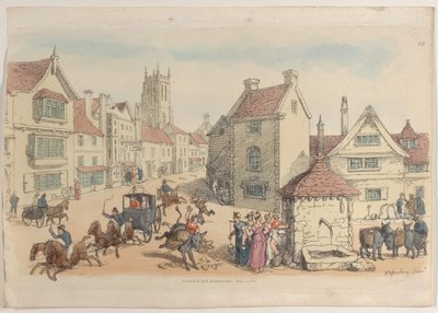 Plaat 24, uit Wereld in Miniatuur, 1816 door Thomas Rowlandson