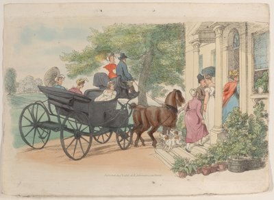 Plaat 28, uit Wereld in Miniatuur (1816) door Thomas Rowlandson