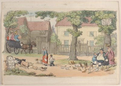 Plaat 32, uit Wereld in Miniatuur, 1816 door Thomas Rowlandson