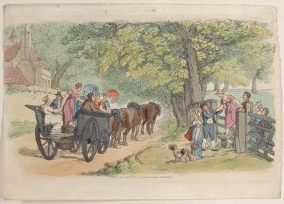 Plaat 33, uit Wereld in Miniatuur, 1816 door Thomas Rowlandson