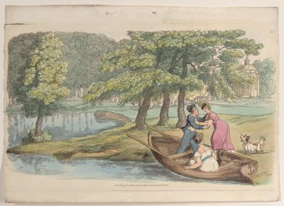 Plaat 35, uit Wereld in Miniatuur, 1816 door Thomas Rowlandson