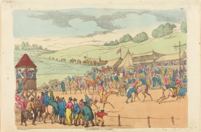 Voorbereiden om te Vertrekken door Thomas Rowlandson