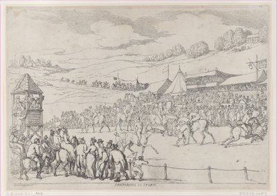 Voorbereiding om te Vertrekken, 30 september 1811 door Thomas Rowlandson