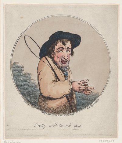 Heel goed, dank je, 20 oktober 1799 door Thomas Rowlandson