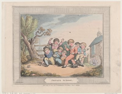 Particuliere School, 10 mei 1802 door Thomas Rowlandson