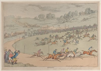 Racen, 20 oktober 1811 door Thomas Rowlandson