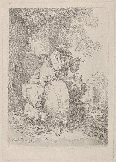 Rust van Arbeid op Zonnige Dagen, 1784-87 door Thomas Rowlandson
