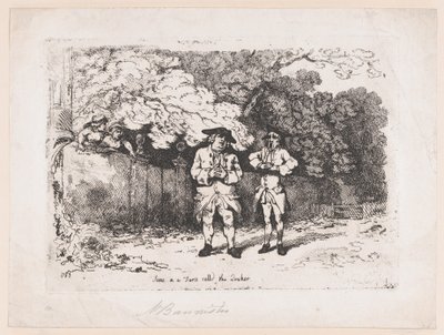 Scène in een Klucht genaamd De Quaker, 22 december 1783 door Thomas Rowlandson