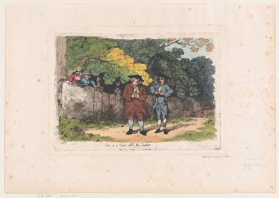 Scène in een klucht genaamd De Quaker, 22 december 1783 door Thomas Rowlandson