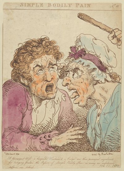Eenvoudige Lichamelijke Pijn, 1800 door Thomas Rowlandson