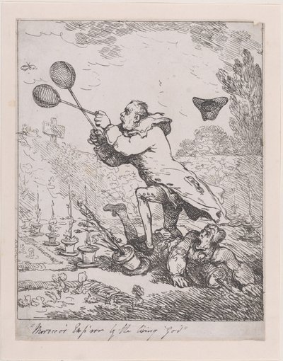 Sir Joseph Banks en de Keizer van Marokko, 1788 door Thomas Rowlandson