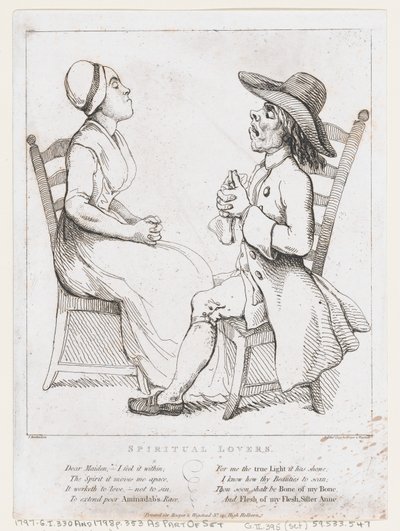 Geestelijke Geliefden door Thomas Rowlandson