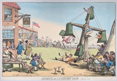 Sporten op een dorpskermis, deel twee door Thomas Rowlandson