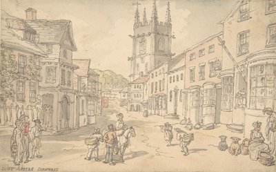 St. Austle, Cornwall, 1780-1827 door Thomas Rowlandson