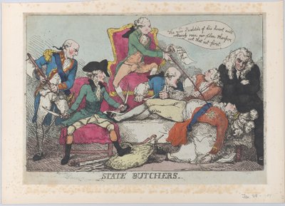 Staatslagers, 28 januari 1789 door Thomas Rowlandson
