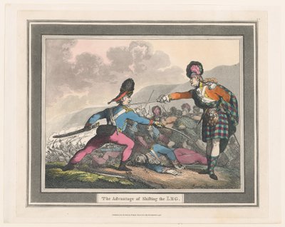 Het Voordeel van het Verplaatsen van het Been door Thomas Rowlandson