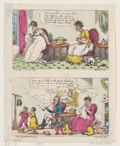 De kunst van het ingenieus kwellen door Thomas Rowlandson