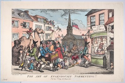 De kunst van het ingenieus kwellen door Thomas Rowlandson