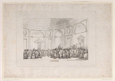 De Bank, januari 1792 (heruitgegeven) door Thomas Rowlandson