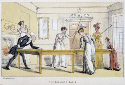 De biljarttafel in "Doctor Syntax