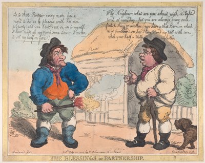 De Zegeningen van Partnerschap, 28 juli 1805 door Thomas Rowlandson