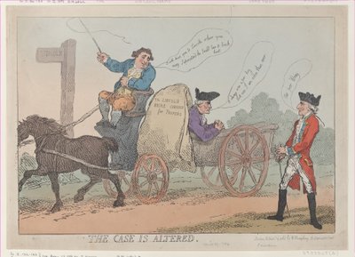 The Case Is Altered door Thomas Rowlandson