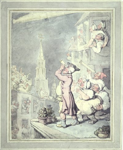 De Komeet, 1811 door Thomas Rowlandson