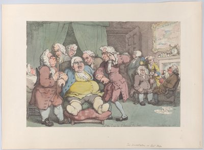 Het Consult, of Laatste Hoop door Thomas Rowlandson