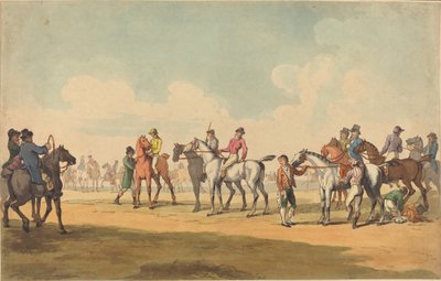 De Koers door Thomas Rowlandson