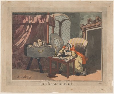 De Dode Leeft!, juli 1795 door Thomas Rowlandson