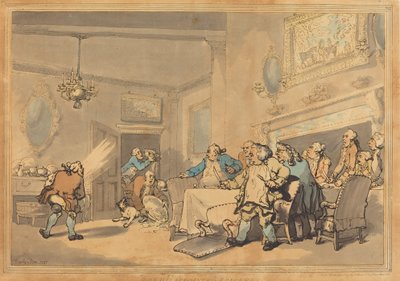De teleurgestelde fijnproevers, 1787 door Thomas Rowlandson