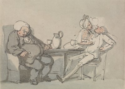 De dokter overwon door Thomas Rowlandson
