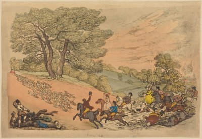 De jacht door Thomas Rowlandson