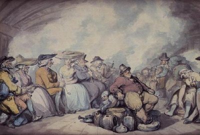 De Ierse stoomboot door Thomas Rowlandson