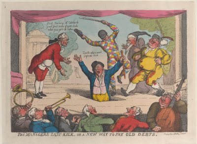 De Laatste Trap van de Manager, of een Nieuwe Manier om Oude Schulden te Betalen, 29 september 1811 door Thomas Rowlandson